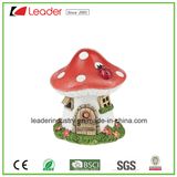 New Miniature Fairy Garden Mushroom with Windows Doors Cottage House Statue for Lawn Decoration