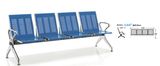 New Design Steel Chair High Quality Public Hospital Visitor Chair 4 Seater Airport Chair C66# in Stock