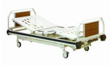 Moveable CE Standard Three-Rocker Hospital Manual Bed (Three Functions)