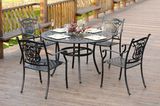 Cast Aluminized BBQ Table and Chairs