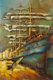 3 D Metal Oil Painting for Boats