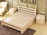 Solid Wooden Bed Modern Double Beds (M-X2304)