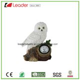 Polyresin Garden Solar Owl Statue for Outdoor Decoration