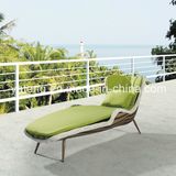 2016 New Design Rattan Outdoor Single Lounge Wicker Daybed Lounge Chair