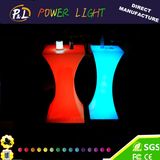 Bar Furniture Plastic Illuminated RGB LED Cocktail Table