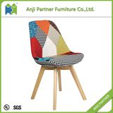 Colorful Cover Traditional Style Leisure Wooden Base Chair (Kammuri)