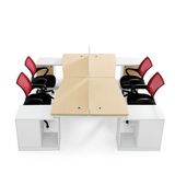 Simple Style 4 Seat Office Bench Office Workstations Desk