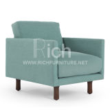 Living Room Modern Fabric Sofa Chair