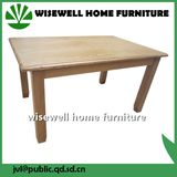 Oak Wood Rectangle Rustic Dining Table