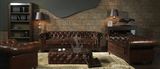 2017 Luxury Furniture Vintage Chesterfield Sofa Italian Leather Sofa Couch