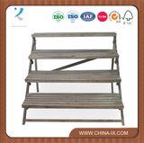 Wooden Four Step Retail Display Table