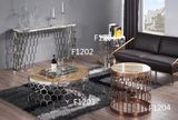 Modern Designs Round Coffee Table with Marble Top