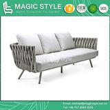 Modern Sofa Set Weaving Sofa Aluminum Sofa Tape Weaving Sofa Outdoor Furniture Hotel Project