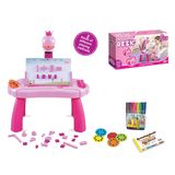 Educational Electric Kids Drawing Learning Table with Projectior (10254383)