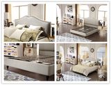 China Foshan Bedroom Furniture Latest Modern Soft Fabric Bed