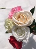 Real Touch Silk Artificial Rose Flowers Fake Leaf for Wedding Party Hotel Wedding Decoration