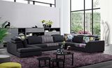Sectional Sofa Sorrento Luxury Golden Fabric Indian Sofa