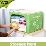 Oxford Fabric Collapsible Storage Cubes Box with Wire Frame