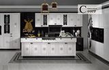 Hot Sale Fashion PVC Plywood 18mm Thikness Kitchecn Cabinet (KC-002)