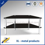 Entertainment TV Unit 2 Tier Glass Stand