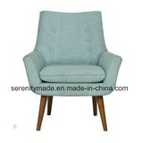 Contemporary Green Velvet Fabric Living Room Lounge Cushion Chairs