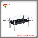 Cheap Living Room Table Furniture Glass Coffee Table (CT085)