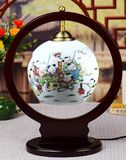 Chinese Antique Furniture - Porcelain Desk Lamp