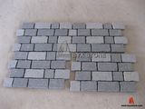Green & Grey Porphyry Cobble Stone for Driveway and Garden