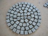 Fanshaped Meshed Cobble Stone for Landscape Paver and Tile