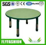 Adjustable Round Wooden Children Table for Wholesale (SF-57C)