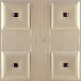 3D Carved Embossed Faux Leather Wall Panels 1039