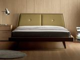 The Nordic Contemporary and Contracted Plate Cloth Art Bed