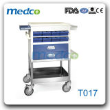 Top Sale Hospital ABS Drug Trolley with Ce&ISO