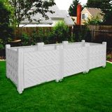 2018 Vegetable Planter with Stackable Raised Garden Bed Flower Pot