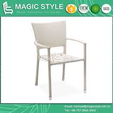 Four Colors Outdoor Dining Chair for Hote Project Patio Dining Chair Cafe Rattan Chair