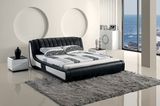 Modern Genuine Leather Soft Bed (SBT-5823)