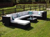 Santiago Deluxe Rattan Corner Sofa Set