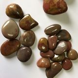 Red High Polished Natural Cobble &Pebble Stone (SMC-PR026)