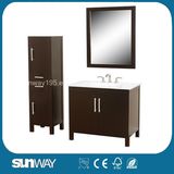 Hot Solid Wood Bathroom Cabinet with Side Cabinet Sw-S002