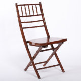 Solid Locust Tree Wood Foldable Chiavari Chair for Wedding