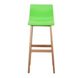 Modern Wooden Plastic Restaurant Bar Chair