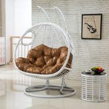 2017 New Double Swing Swing, Rattan Furniture, Rattan Basket Garden Furniture (D155A)