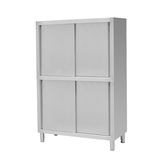 Stainless Steel Storage Cabinet with Four Slider Door