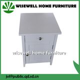 Pine Wood White Color Bedroom Cabinet