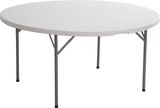 3.8ft Round Blow Molding Folding Table