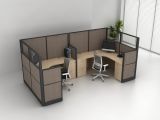 6 Person Cubicle Workstation/Partition Modular Office Desk Furniture Melamine