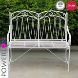 Vintage Antique Metal Material Patio Bench Specific Use for Garden