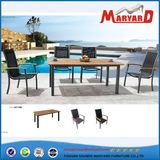 Stackable Sling Garden Dining Table Sets with 6 Chairs