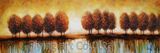 Abstract Reproduction Oil Painting for Trees