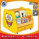Nursery and Preschool Hot Sale Wooden Kids Book Shelf